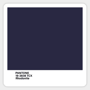 pantone 19-3838 TCX Rhodonite Sticker